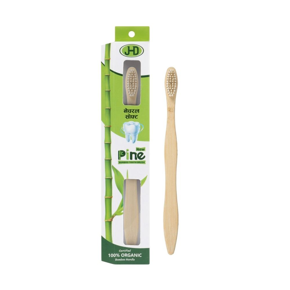 100% Natural Bamboo Toothbrush - Brush Attributes: Flexible