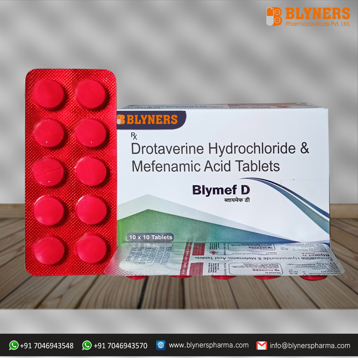 Drotaverine and Mefenamic Acid Tablets