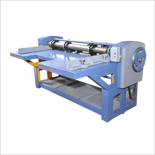 Blue Corrugated Two Bar Rotary Machine