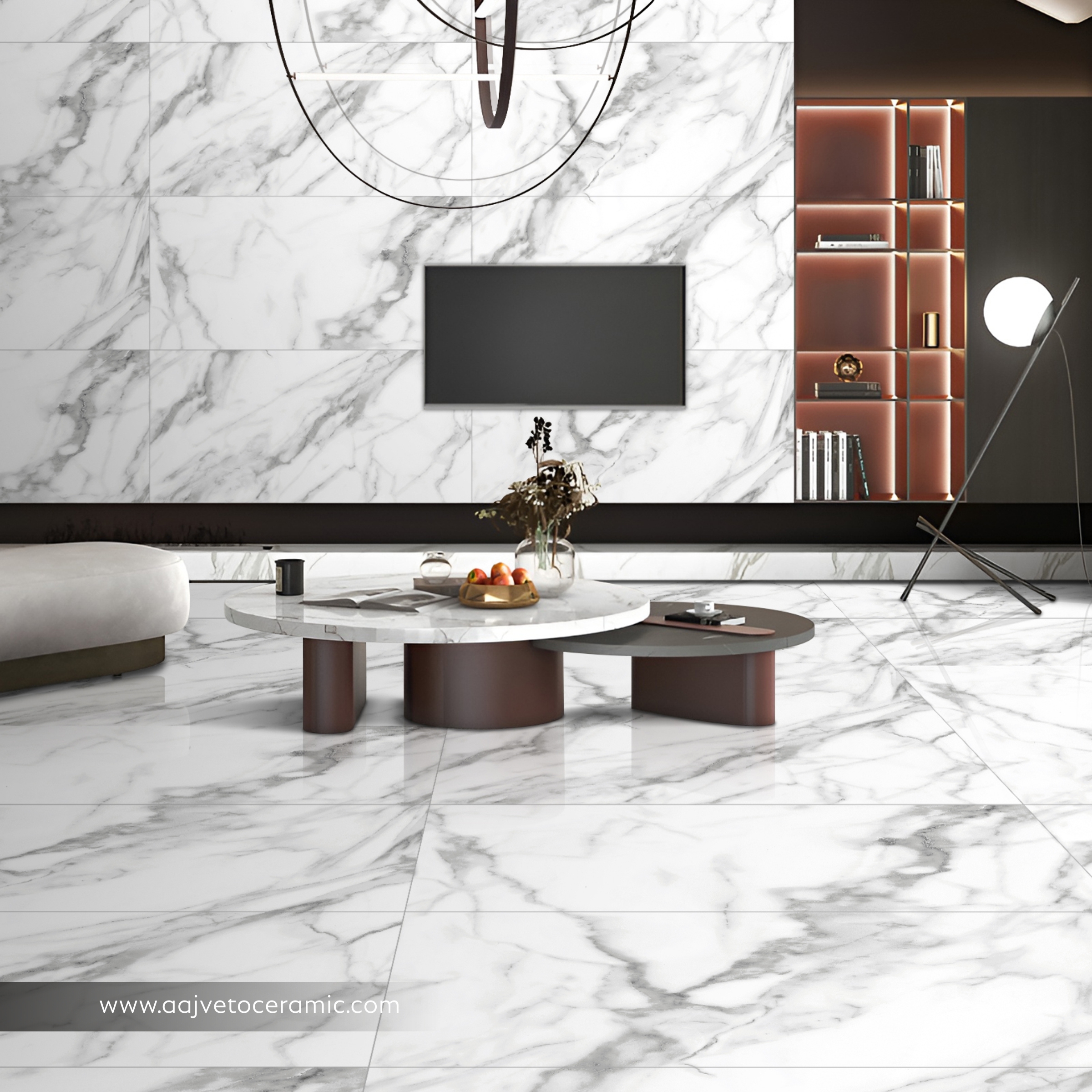 POLISHED GLAZED VITRIFIED TILES