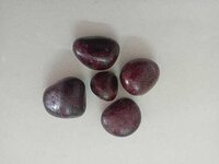 POLYURETHANE Polished Brown Color Coated Round River Pebble Stone For Pool Garden Landscape Decorative