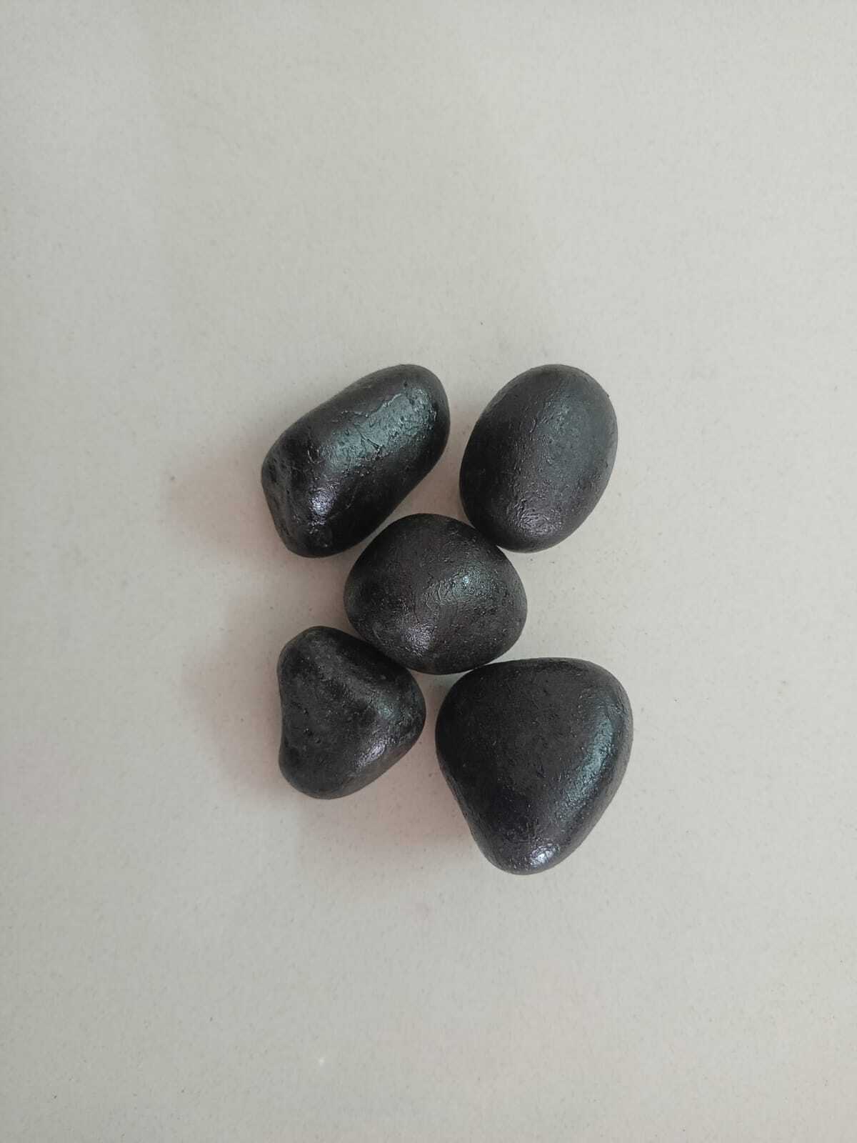 High Polished Brown Color Coated Round River Pebble Stone For Pool Garden Landscape Decorative