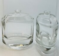 Perfume Bottle - Glass Material, 100ml Size, Clear Color | Elegant and Minimalist Design for Timeless Fragrance Display
