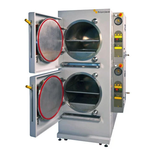 Silver Front Loading Autoclave