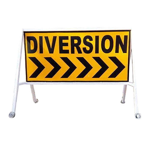 Mild Steel Diversion Board Application: Road Safety