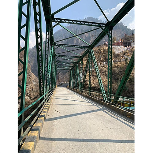 Steel Truss Bridge - Durable Steel Construction, High Load Capacity for Highway and Railway Applications