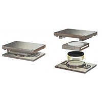 Pot Ptfe Bridge Bearing - Mild Steel , Grey Color, 10-year Warranty For Reliable Bridge Usage