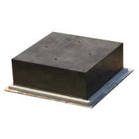 Neoprene Bridge Bearing Pad - Color: Black