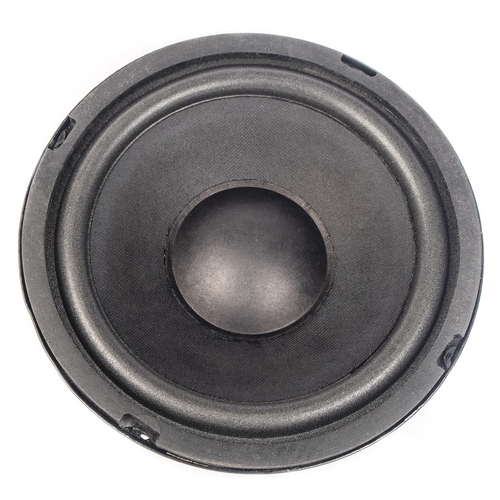 Subwoofer Speaker India - Iron Chassis, 6 Inch Dimensions (17x8x8 Cm), 8 Ohm Impedance, 50 Watt Rms Output | Reinforced Kevlar Cone, Foam Surround