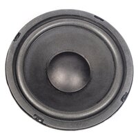 Subwoofer Speaker India - Iron Chassis, 6 Inch Dimensions (17x8x8 Cm), 8 Ohm Impedance, 50 Watt Rms Output | Reinforced Kevlar Cone, Foam Surround