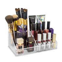 COSMETIC ORGANISER 16 COMPARTMENT COSMETIC MAKEUP STORAGE ORGANISER BOX (6092)