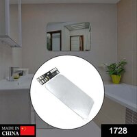 3d Mirror Wall Stickers For Wall (1728) - Unbreakable Plastic Sheet, Square Shape, Multi-colored | Waterproof, Strong Adhesive, Easy Installation