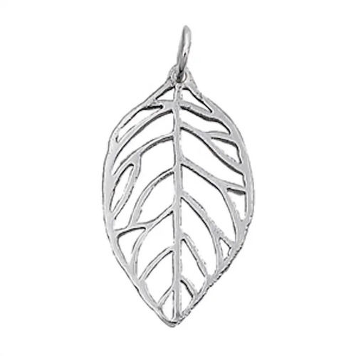 Unique Designer 925 Sterling Silver Leaf Pendant Charm Pendant