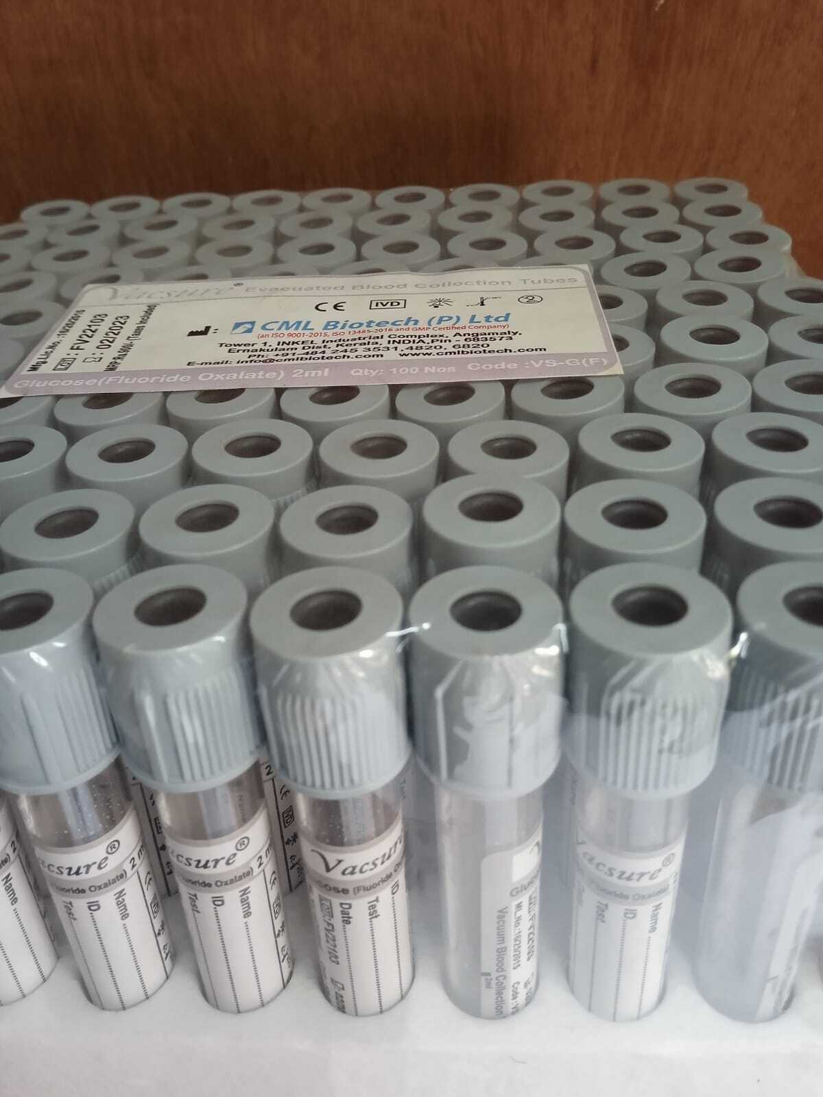 VACUUM FLUORIDE TUBES