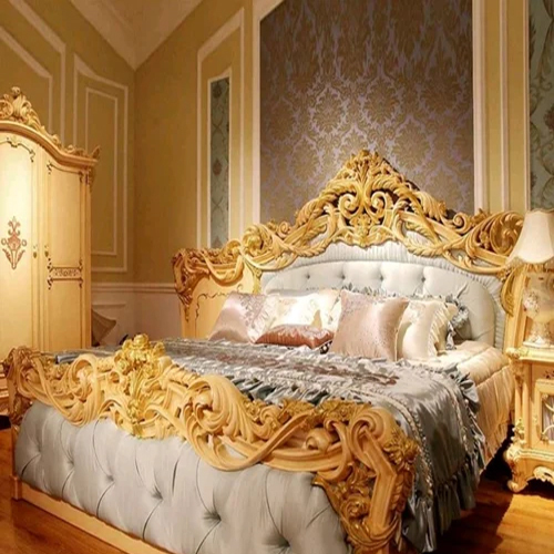 Wooden Carving Bed
