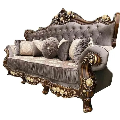 5 Seater Teak Wood Sofa