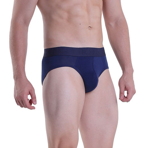 Navy Blue Plain Brief Underwear