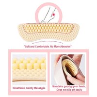 FABRIC STICKY SHOE BACK HEEL INSOLES PROTECTOR LINER (1283)