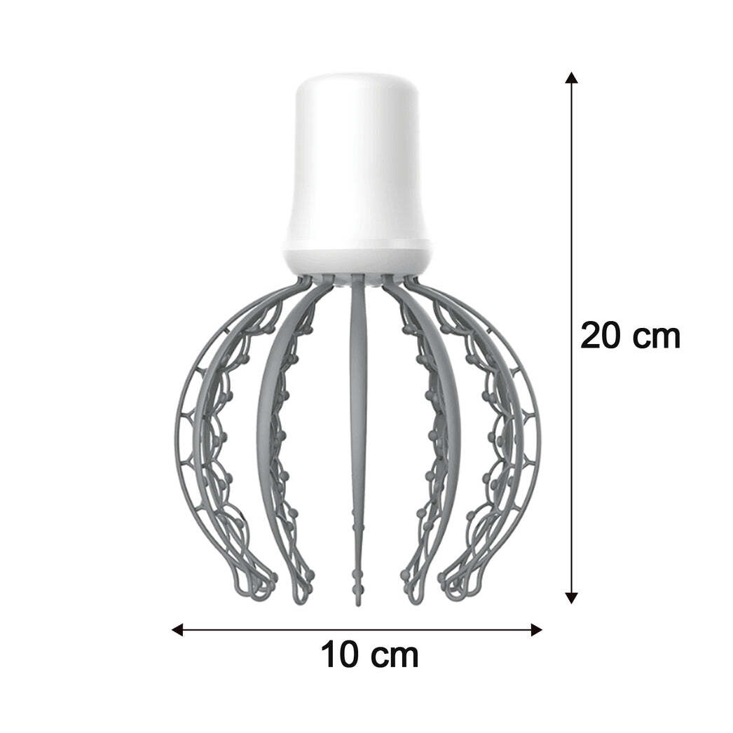 ELECTRIC OCTOPUS CLAW SCALP MASSAGER STRESS RELIEF THERAPEUTIC HEAD SCRATCHER (1712)