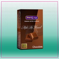 Dotted Condoms - Chocolate Flavour - 10 Pcs