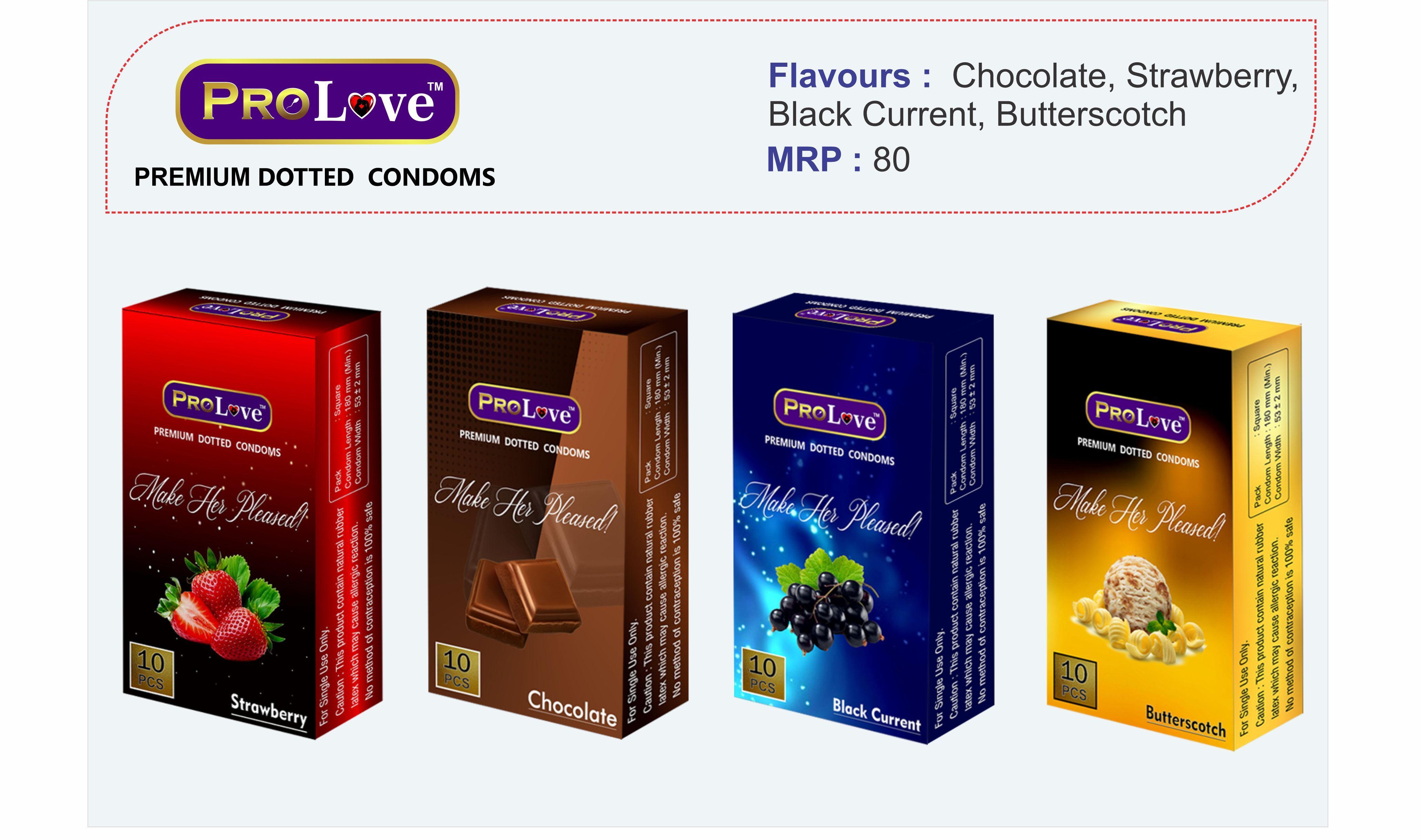 Dotted Condoms - Chocolate Flavour - 10 Pcs