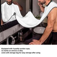 BEARD APRON HAIR CLIPPINGS CATCHER GROOMING BIB (1417)