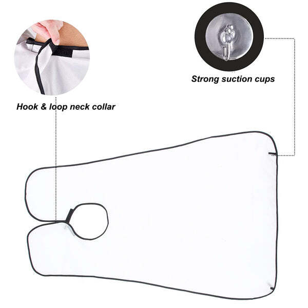 BEARD APRON HAIR CLIPPINGS CATCHER GROOMING BIB (1417)