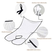 BEARD APRON HAIR CLIPPINGS CATCHER GROOMING BIB (1417)