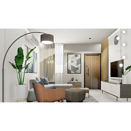 Room With Ambience And TV Cabinet Services By SHRI CONSTRUCTIONS