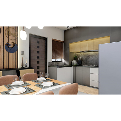 Kitchen With Dining Area Services By SHRI CONSTRUCTIONS