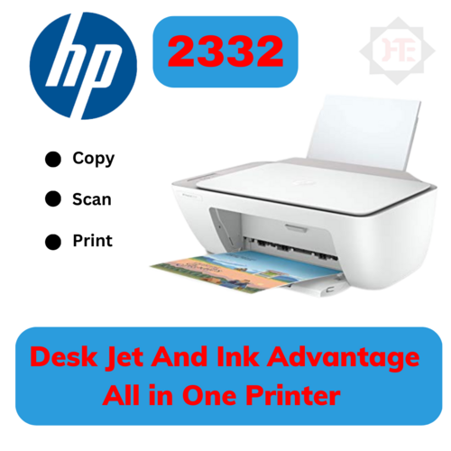 White Hp Desk Jet And Ink Advantage 2332 All In One Printer at Best ...