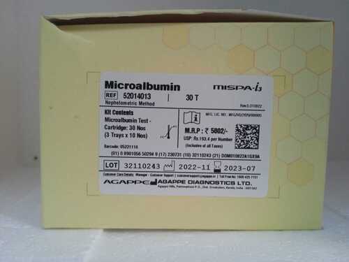 MICRO ALBUMIN MISPA I3 30 TEST