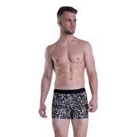 Black and White Camo Printed Trunk Underwear