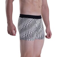 Black And White Checks Printed Trunk Underwear - Bamboo Fiber, Available Sizes S-xl, Black & White Check Pattern, Mid Rise Waist, Pack Of 3