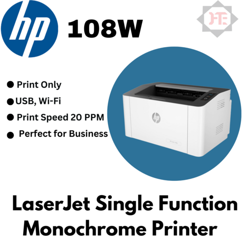 HP LaserJet 108w Single Function Monochrome Printer