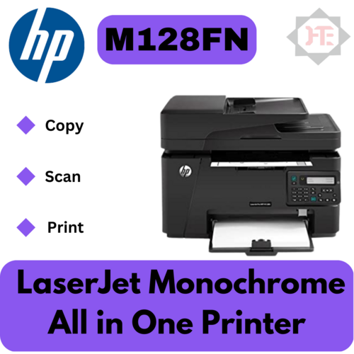 HP Laser Jet Monochrome M128FN All in One Printer