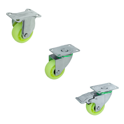 Pista Colour Industrial Nylon Caster Wheel