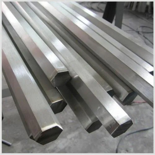 Stainless Steel 303 Hexagonal Bars - 3/8 to 2-1/2 Inch Thickness, Gray Color, Bright Surface Finish, Durable Stainless Steel Material