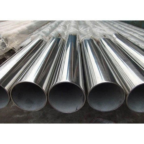 Stainless Steel 304 - Grade 304/304L, Customized Shape, Gray Color | Durable Stainless Steel Pipes for Construction Applications