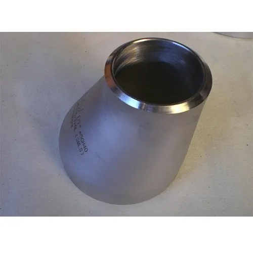 Stainless Steel Eccentric Reducer - Grade 304/304L/316/316L/32750/32760/31803, Customized Shape, Gray Color, ASTM Standard, Annealed and Pickled Finish