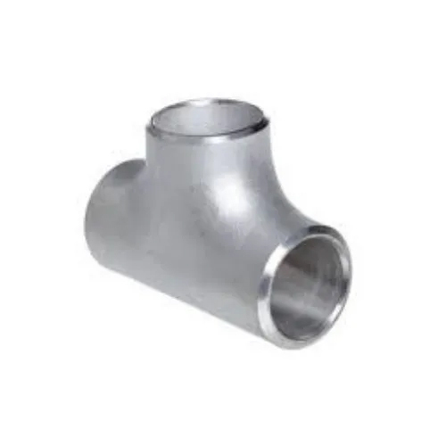 321 Stainless Steel Tee - Grade 321/321h, Annealed Surface, Gray Color | Hardware Parts, Durable Stainless Steel Tee Design