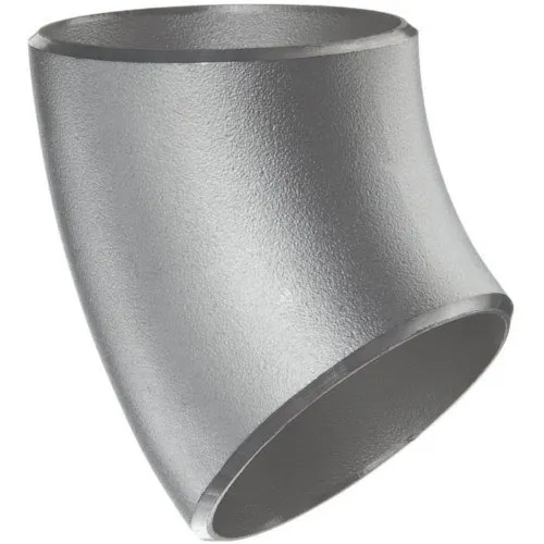 Stainless Steel Super Duplex 45 Degree Elbow - 2-50 mm Thickness, Gray Color, ASTM Standard, Customized Shape