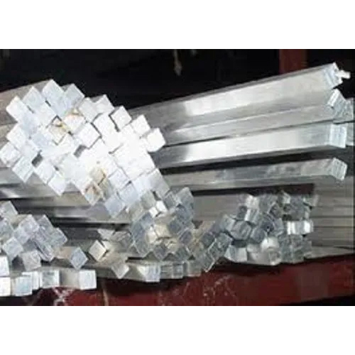 Aluminium Square Rods - Alloy 5000/6000/7000/8000 , Silver Color - Square Shape for Versatile Industrial Applications