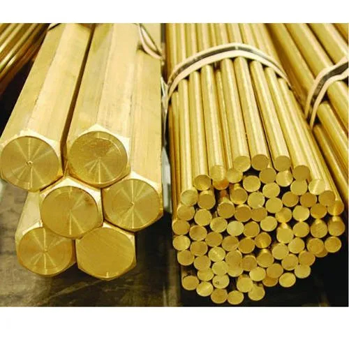 Brass CUZN30 Round Bar - 70% Copper & 30% Zinc , Polished Golden Finish for Industrial Applications