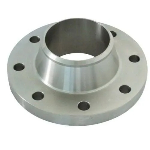Alloy Steel F5 F11 F22 Weld Neck Flange - Alloy Steel Sizes 1/2" to 48" Silver Color Annealed Surface Treatment Welding Neck Design Heat Treated