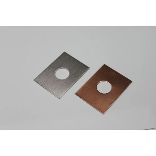 Copper & Gray Bimetallic Square Washer