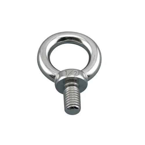Stainless Steel Eye Bolt - Grade 304/316/316L/304L, Customized Shape, Silver/Grey Finish, ASTM Standard