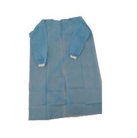 NON-WOVEN GOWN SPUN BOND 40 GSM - 50 x 32 Inch Medical Blue Non-Woven Material Disposable Medical Grade Gown