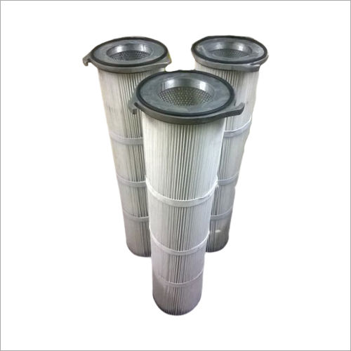 White Dust Collector Pleated Cartridge Filter