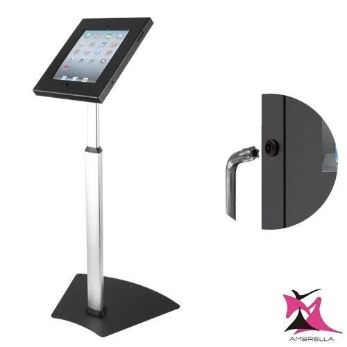 IM05APAD12 Anti Theft Height Adjustable iPad Floor Stand